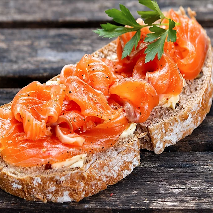 Picture of smoked salmon